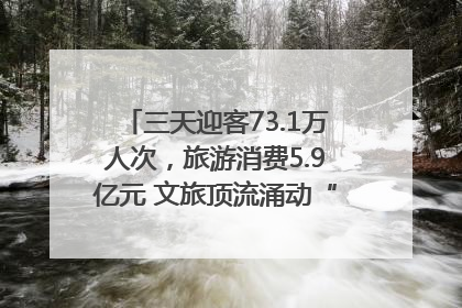 三天迎客73.1万人次，旅游消费5.9亿元 文旅顶流涌动“江宁style”